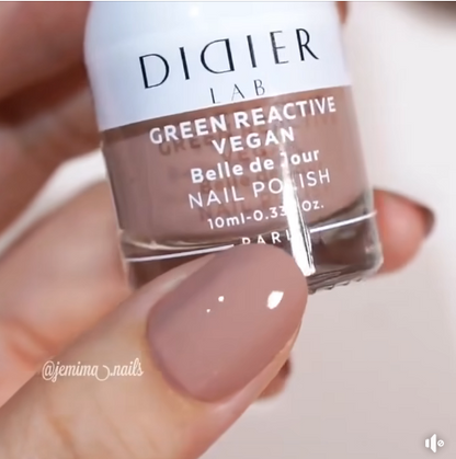 Green reactive, verniz de unhas vegan "Didier Lab", Belle de Jour, 10ml