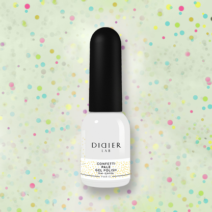 Verniz Gel "Didier Lab", Confetti, Pale 10ml