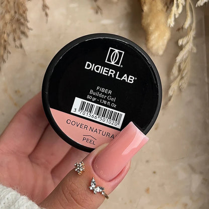 Fiber builder gel "Didier Lab", Cover natural, 50gr, HEMA FREE
