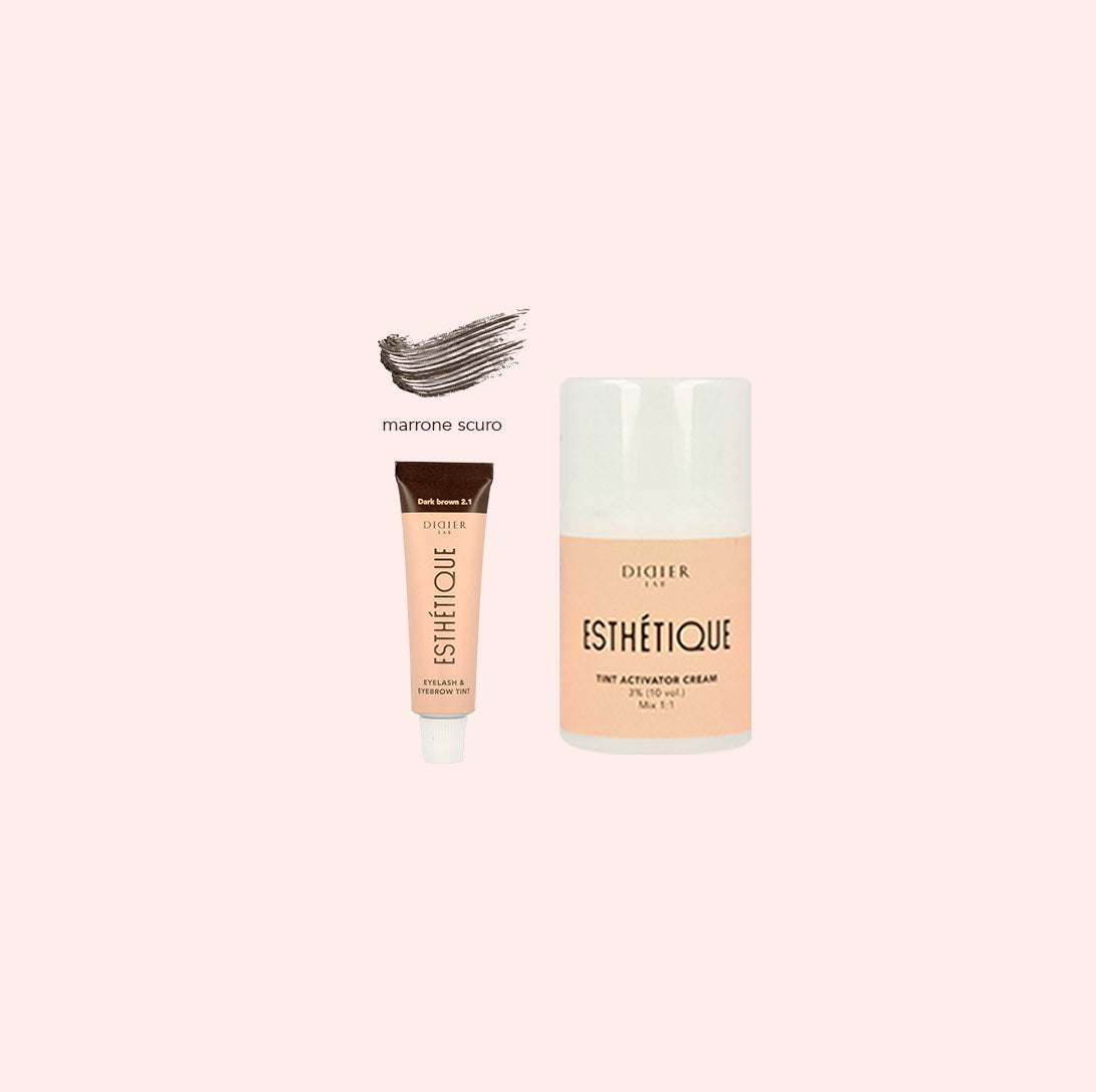 Mini conjunto "Didier Lab Esthétique" para colorir sobrancelhas