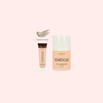 Mini conjunto "Didier Lab Esthétique" para colorir sobrancelhas