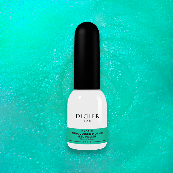 Verniz Gel "Didier Lab" Exotic Turquoised Motmo 10ml