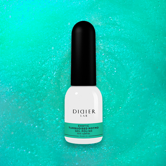 Verniz Gel "Didier Lab" Exotic Turquoised Motmo 10ml