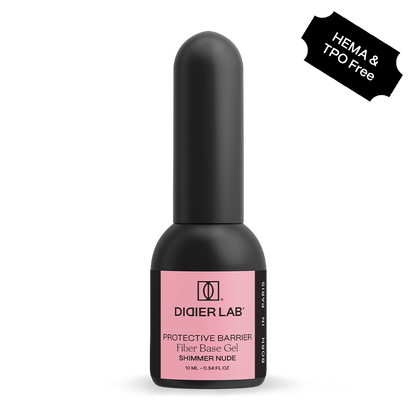 Fiber Base Gel, Shimmer Nude, 10ml, HEMA FREE