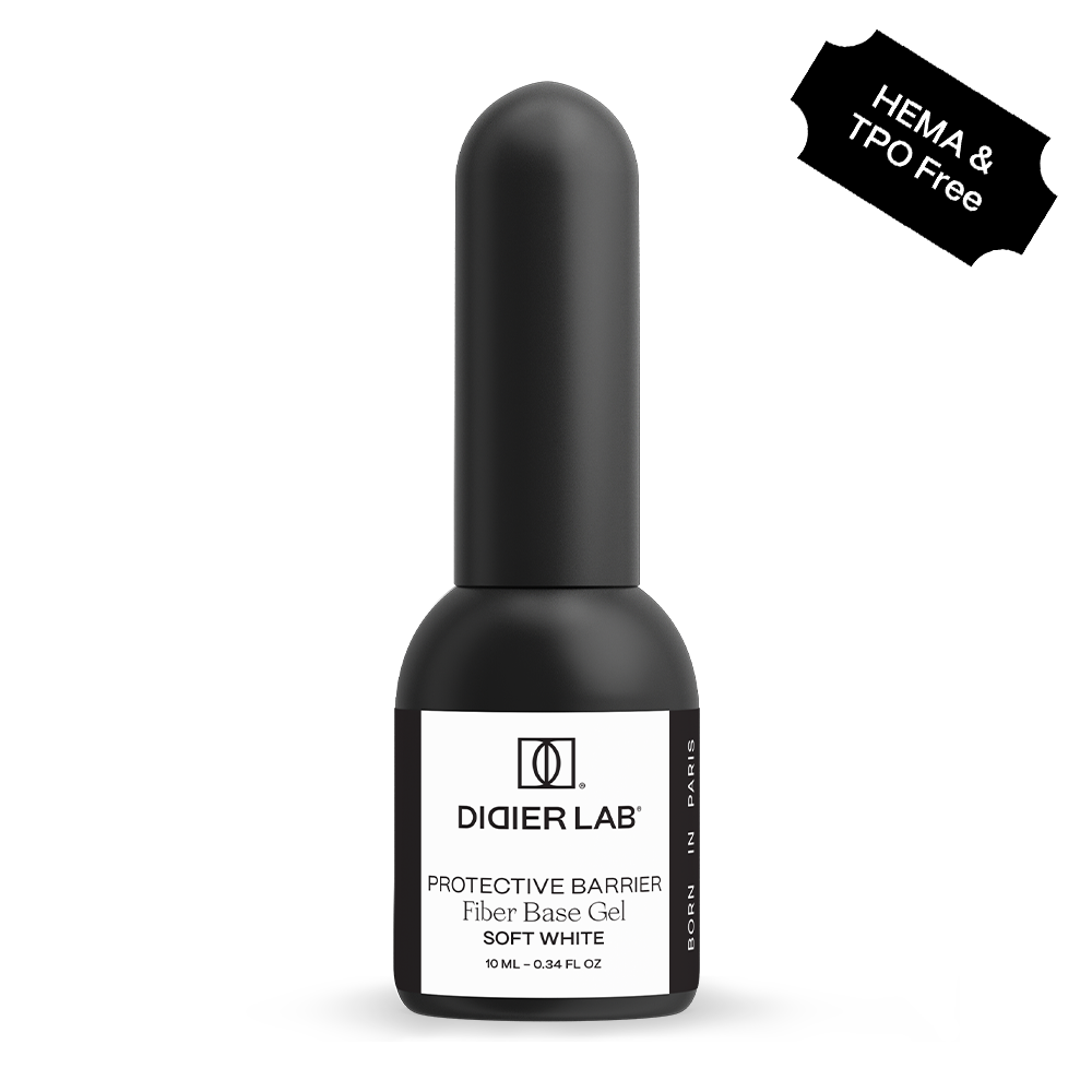 Fiber Base Gel, Soft White, 10ml, HEMA FREE