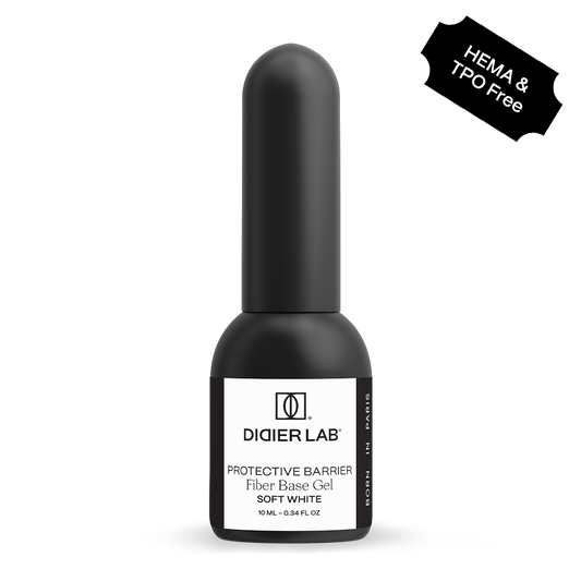Fiber Base Gel, Soft White, 10ml, HEMA FREE