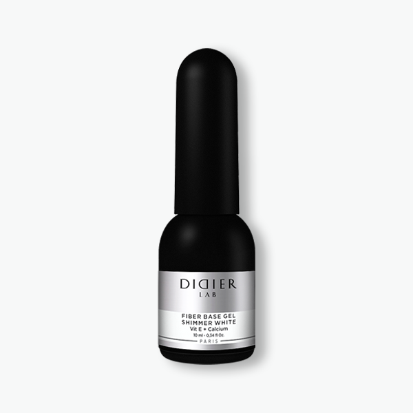Fiber Base Gel, Shimmer White, 10ml