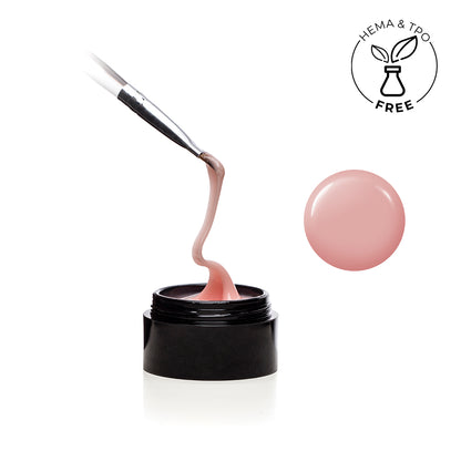 Fiber builder gel "Didier Lab", Pink Blush, 50gr, HEMA FREE