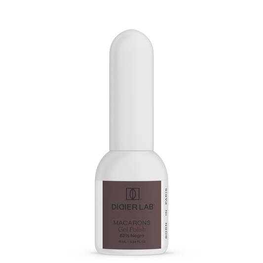 Verniz Gel Macarons Didier Lab 82% Negro, 10ml, HEMA FREE