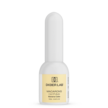 Verniz Gel Macarons Didier Lab, Banana Cake 10 ml, HEMA FREE