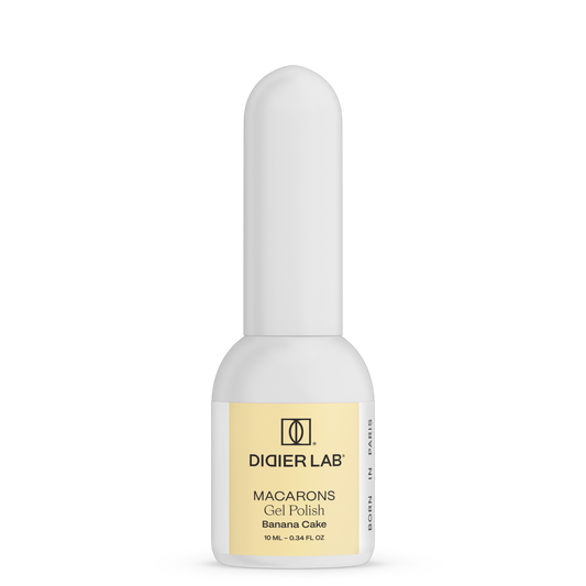 Verniz Gel Macarons Didier Lab, Banana Cake 10 ml, HEMA FREE
