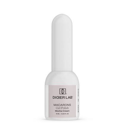 Verniz Gel Macarons Didier Lab, Mocha Cream 10 ml, HEMA FREE