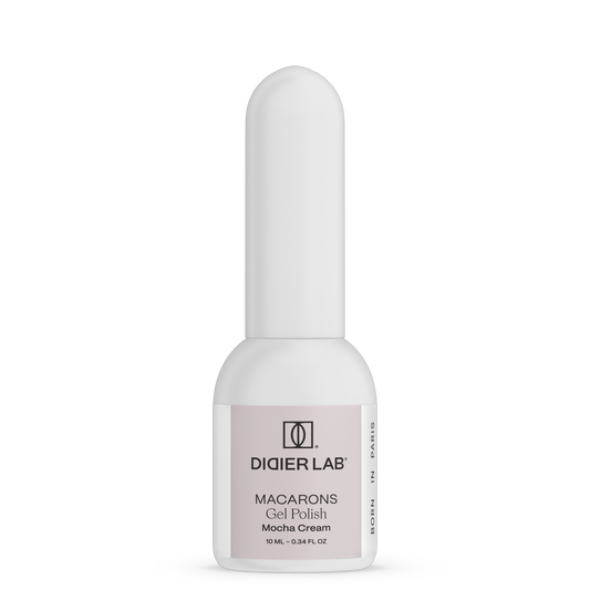 Verniz Gel Macarons Didier Lab, Mocha Cream 10 ml, HEMA FREE