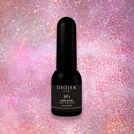 Verniz Gel "Didier Lab", POP Star, No1, 8ml, HEMA & TPO FREE