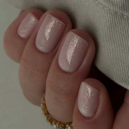 Top Coat "Didier Lab", Glitter Gold, 10ml, HEMA FREE