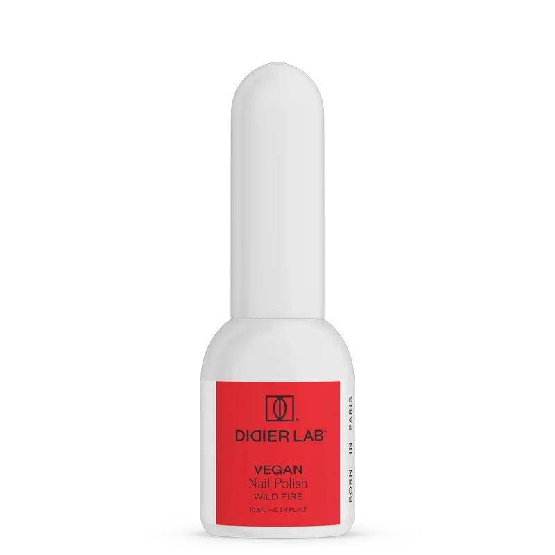 Vegan Verniz De Unhas, Wild Fire, HEMA & TPO free, DidierLab, 10ml