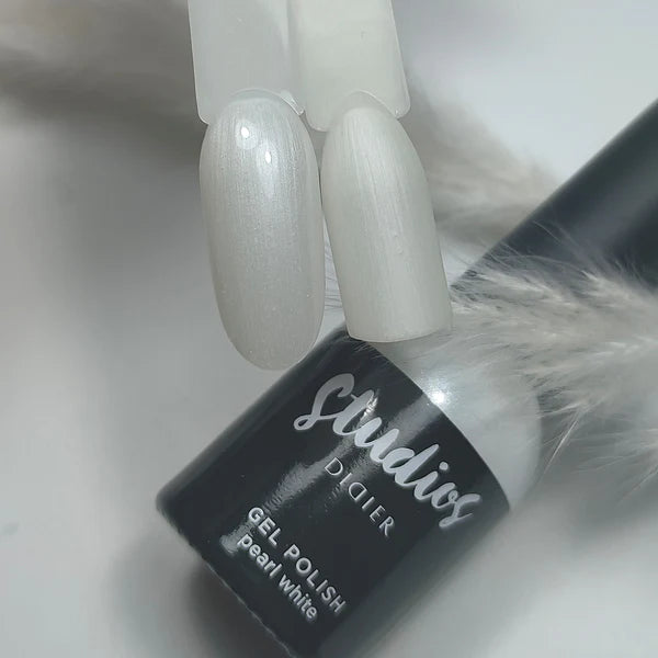 Verniz Gel Studios, Pearl White, 8ml, HEMA & TPO FREE