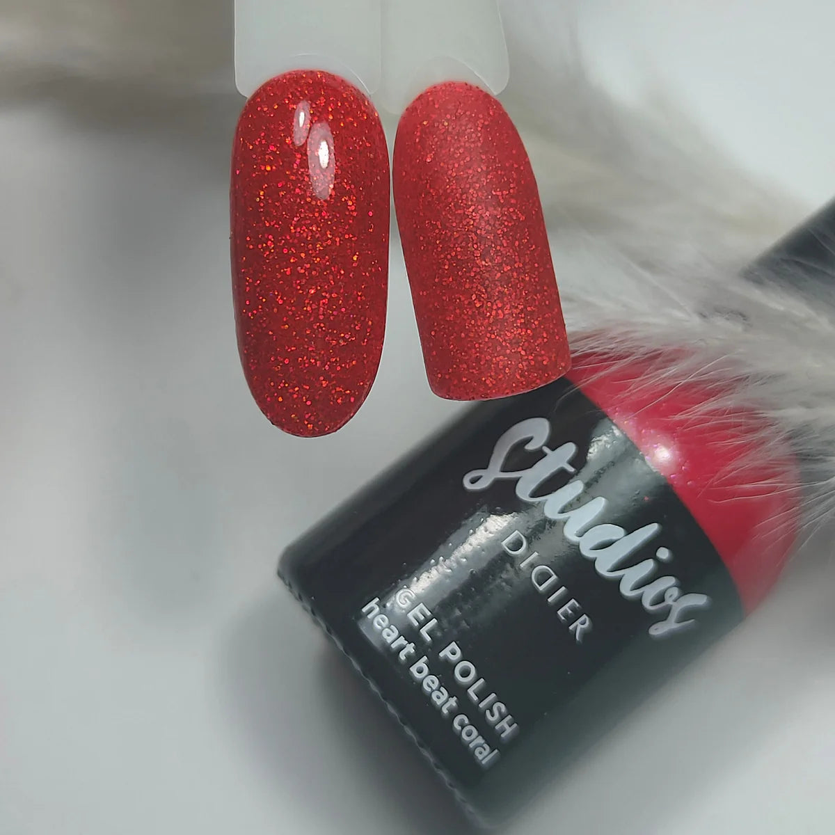 Verniz Gel "Didier Lab", Heart Beat Coral, HEMA FREE