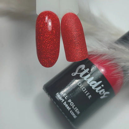 Verniz Gel "Didier Lab", Heart Beat Coral, HEMA FREE