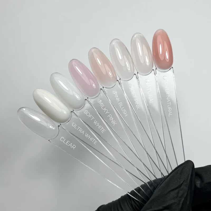 Fiber builder gel "Didier Lab", Ultra white, 50gr, HEMA FREE