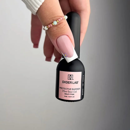 Fiber Base Gel, Milky Pink, 10ml, HEMA FREE