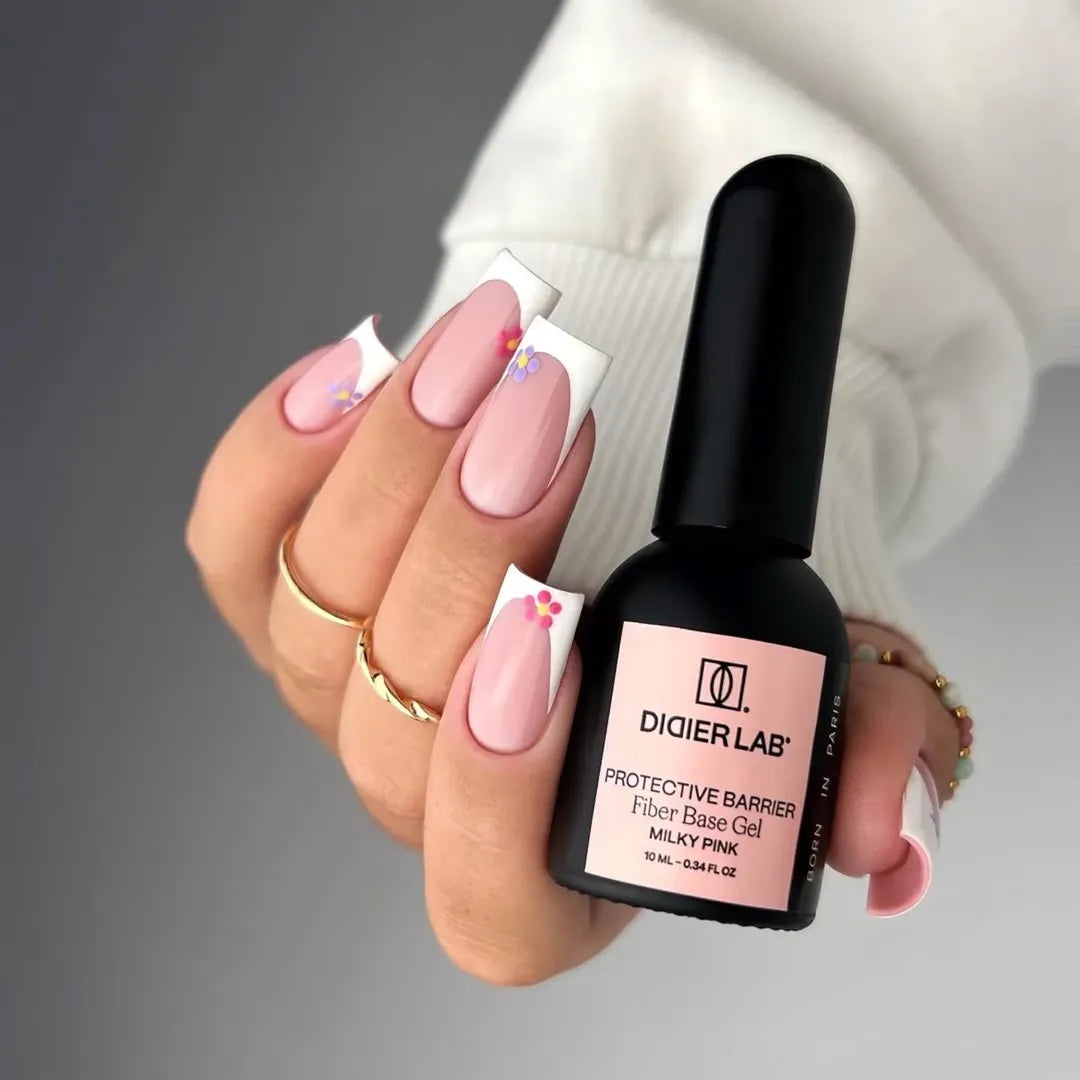 Fiber Base Gel, Milky Pink, 10ml, HEMA FREE