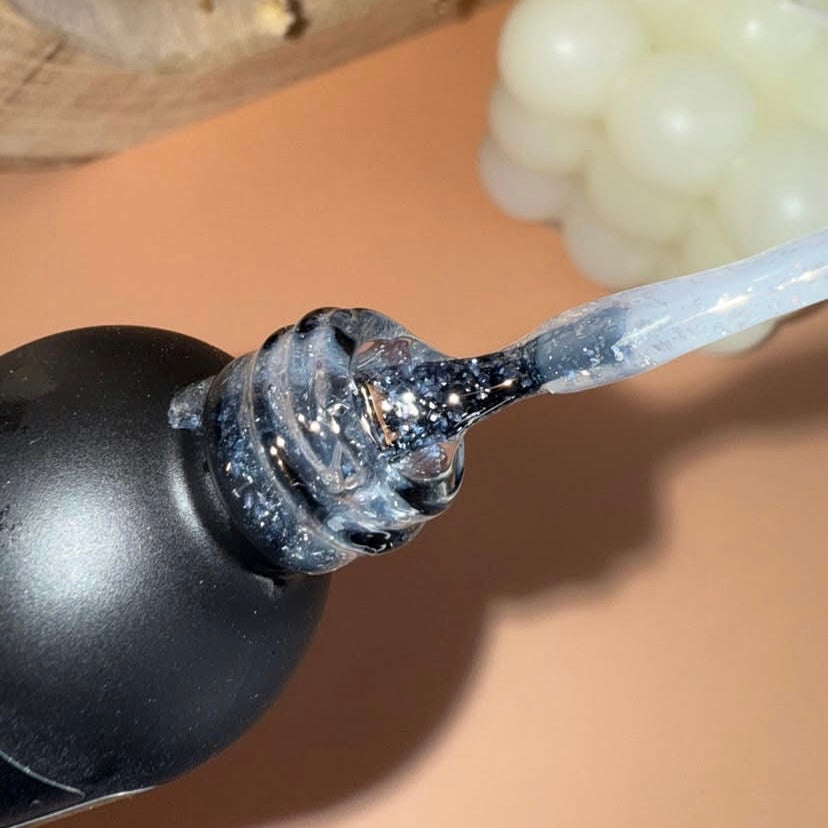 Top Coat "Didier Lab", Glitter Silver, 10ml, HEMA FREE