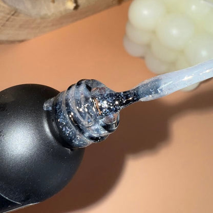 Top Coat "Didier Lab", Glitter Silver, 10ml, HEMA FREE