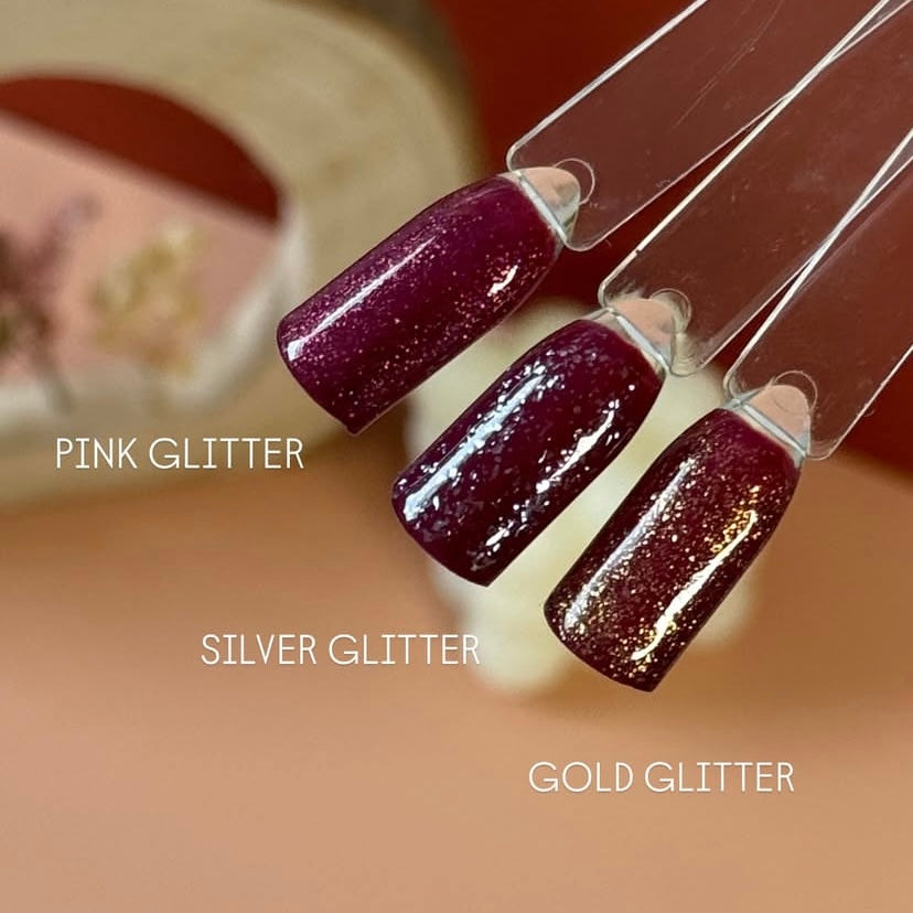 Top Coat "Didier Lab", Glitter Silver, 10ml, HEMA FREE