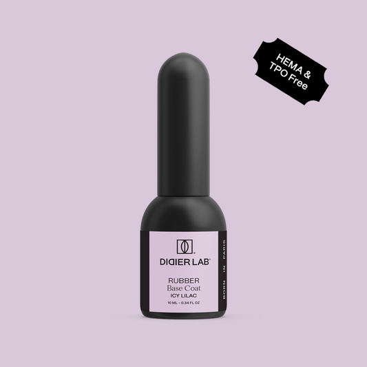 Verniz gel, Rubber base coat, icy lilac , 10ml