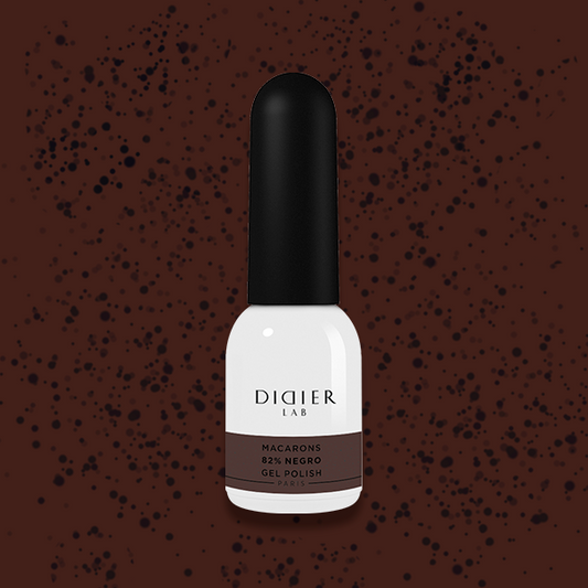 VERNIZ GEL "DIDIER LAB", MACARONS, 82% Negro, 10 ML