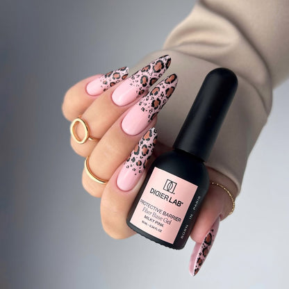 Fiber Base Gel, Milky Pink, 10ml, HEMA FREE