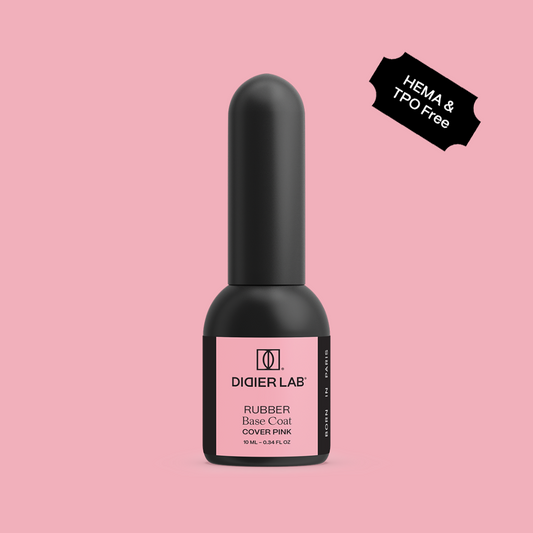 Verniz Gel, Rubber base coat, cover pink, 10ml