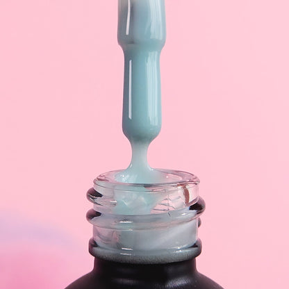 Verniz gel, Rubber base coat, soft mint, 10ml, HEMA FREE