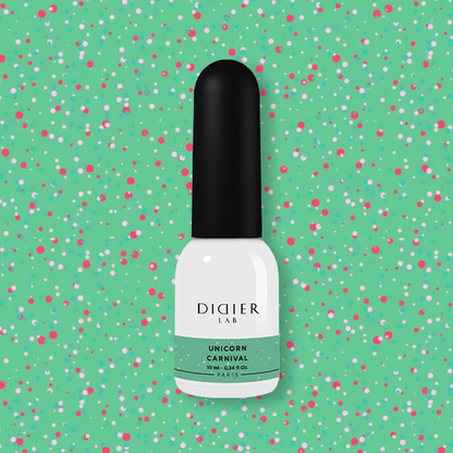 VERNIZ GEL "Didier Lab", Unicorn, Carnival 10 ml, HEMA FREE