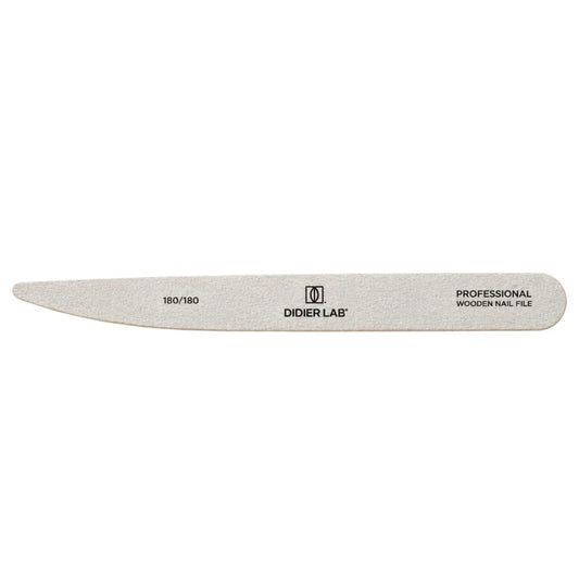 Lima profissional de madeira para unhas, grão 180/180, Didier Lab
