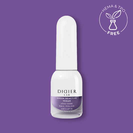 Green reactive, verniz de unhas vegan  "Didier Lab", ultra violet, 10ml