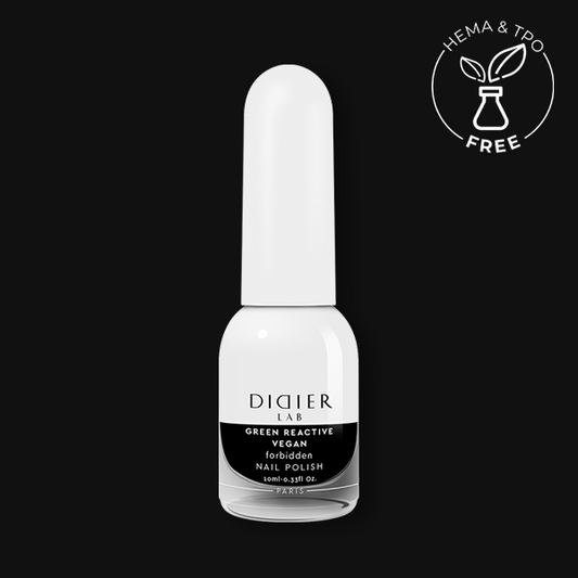 Green reactive, verniz de unhas vegan "Didier Lab", forbidden, 10ml