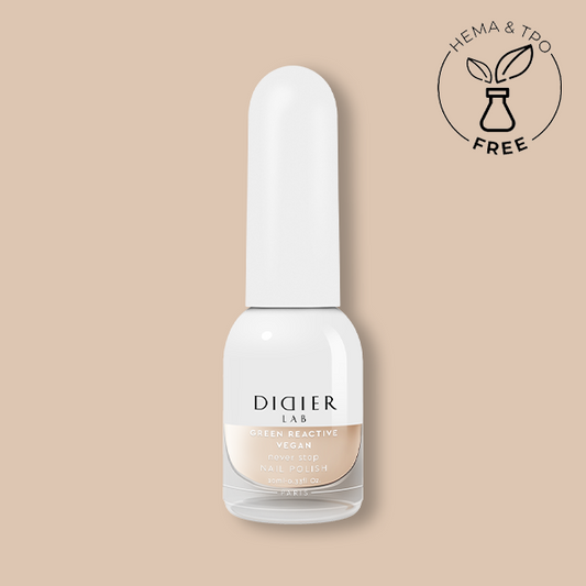 Green reactive, verniz de unhas vegan "Didier Lab", never stop, 10ml