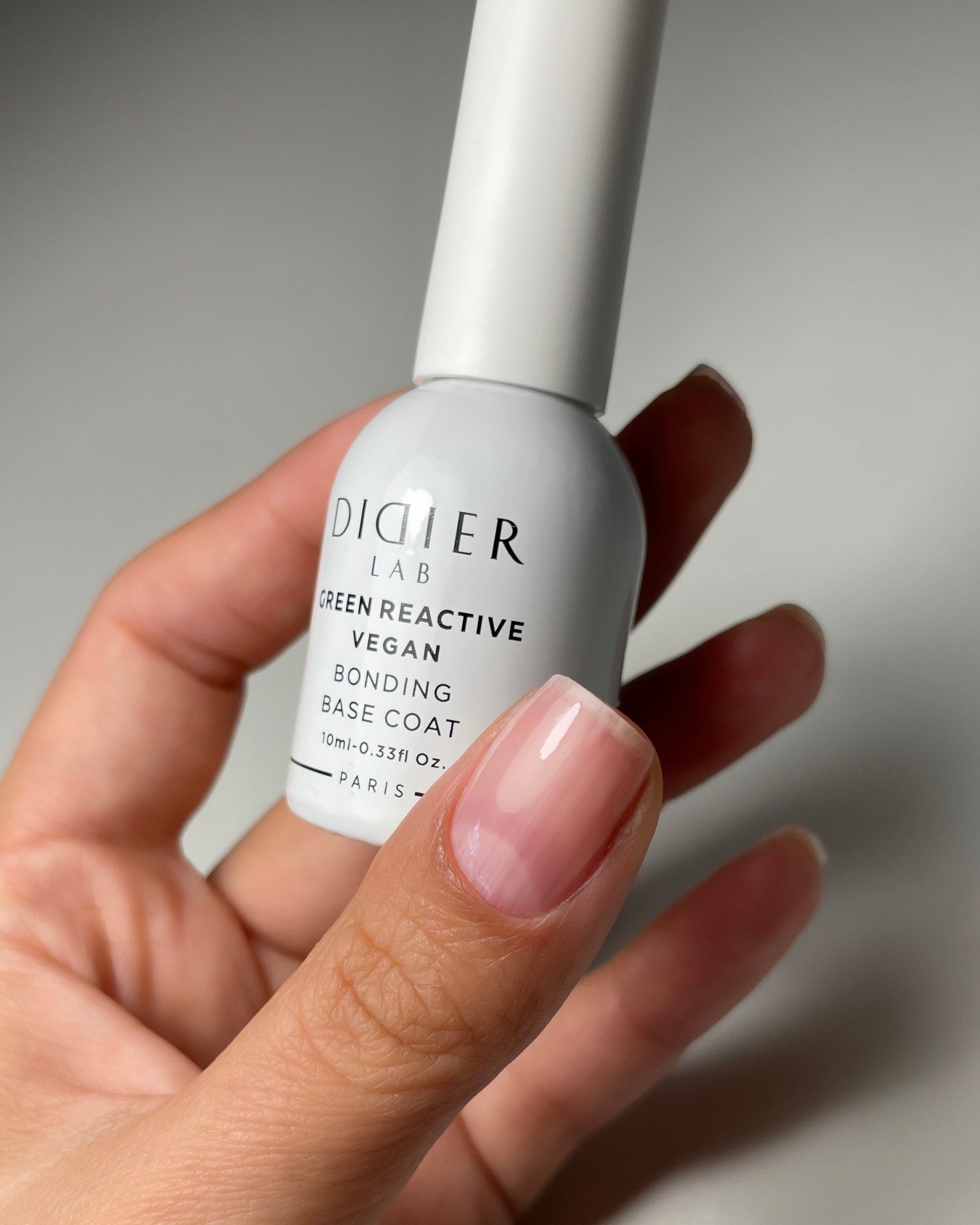 Green reactive, vegan Base Coat "Didier Lab", 10ml