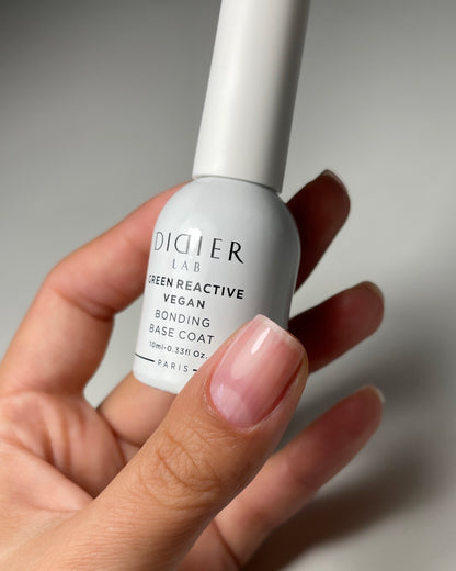 Green reactive, vegan Base Coat "Didier Lab", 10ml