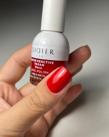 Green reactive, verniz de unhas vegan "Didier Lab", Merci, 10ml