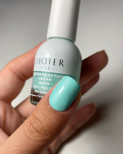 Green reactive, verniz de unhas vegan "Didier Lab", mojito, 10ml