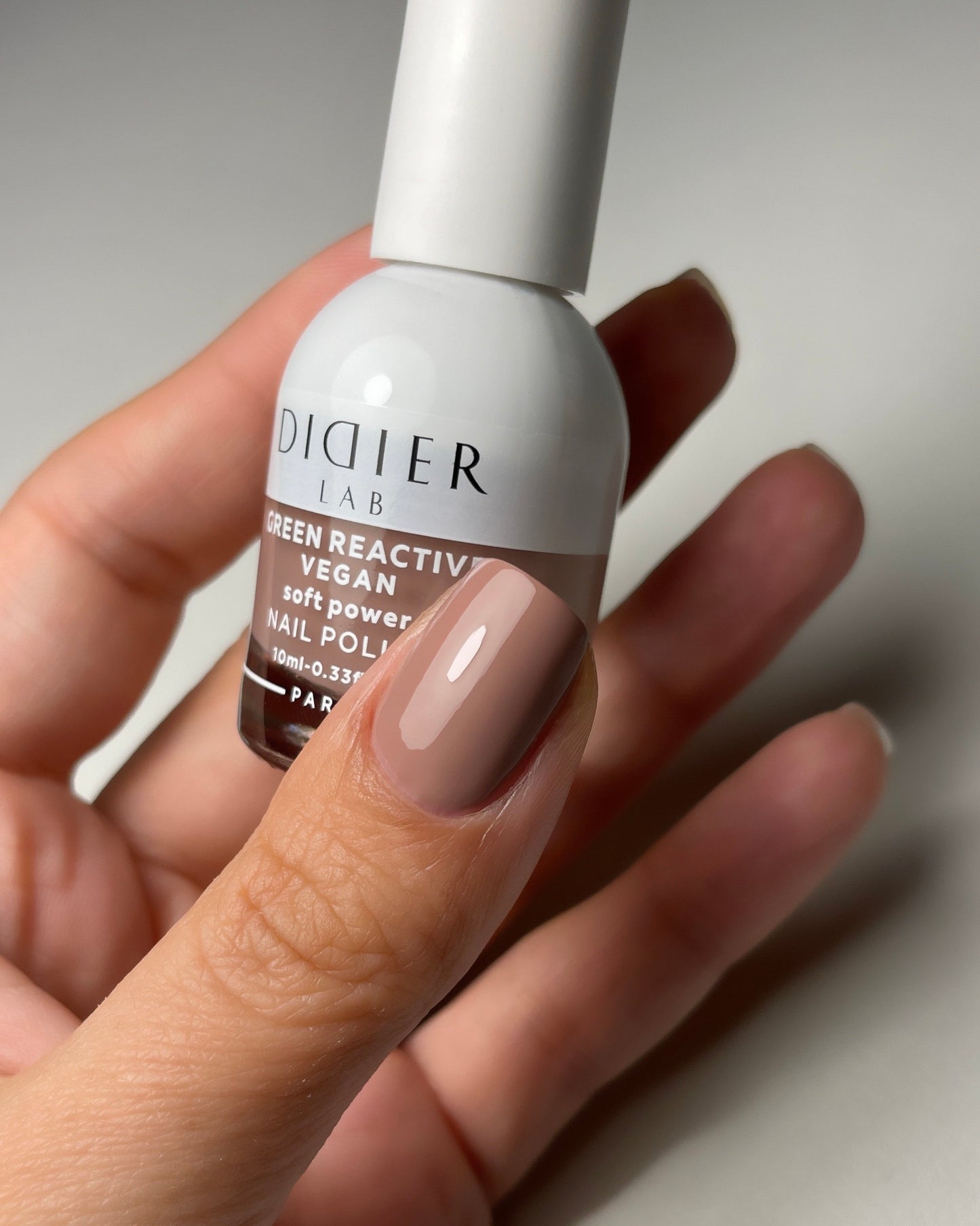 Green reactive, verniz de unhas vegan "Didier Lab", soft power, 10ml