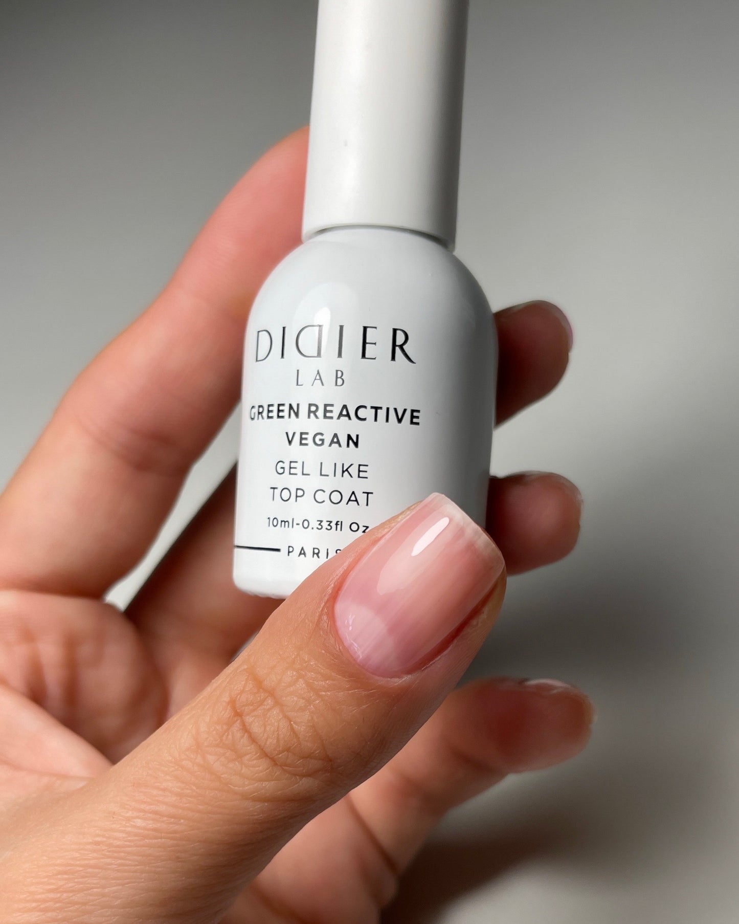 Green reactive, vegan  Top Coat "Didier Lab", 10ml