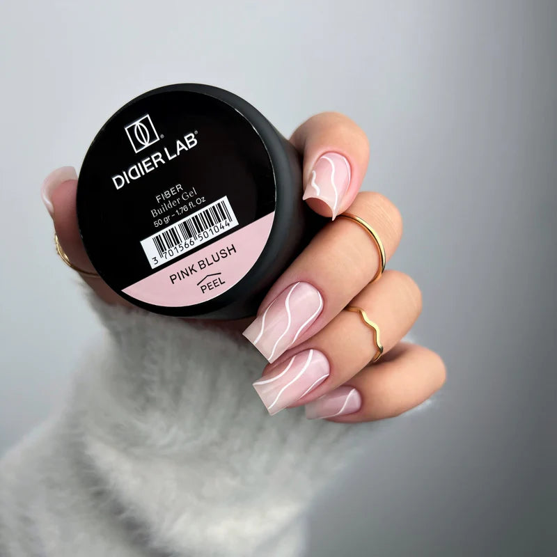 Fiber builder gel "Didier Lab", Pink Blush, 50gr