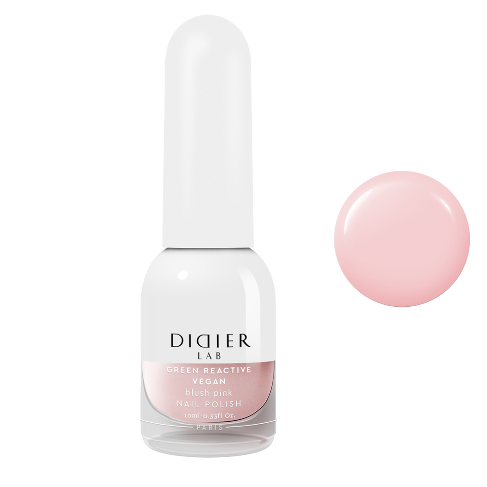 Green reactive, verniz de unhas vegan "Didier Lab", blush pink, 10ml