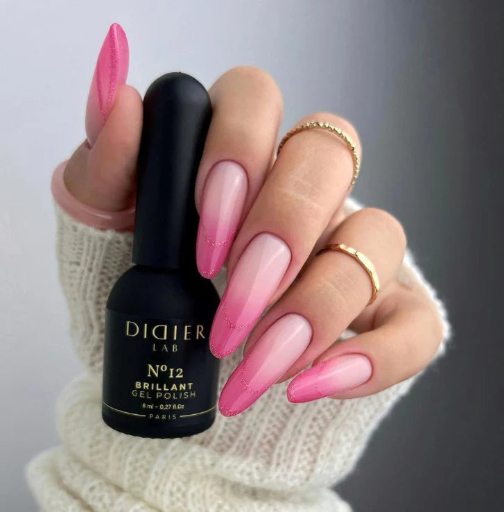 Verniz Gel "Didier Lab", Brillant, No12, 8ml, HEMA FREE