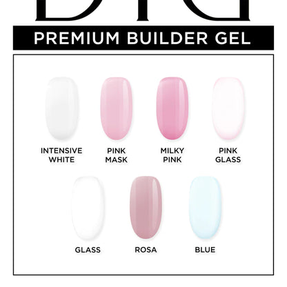 Premium Builder Gel "Didier Lab", Glass, 50 g