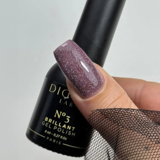 Verniz Gel "Didier Lab", Brillant, No3, 8ml, HEMA FREE
